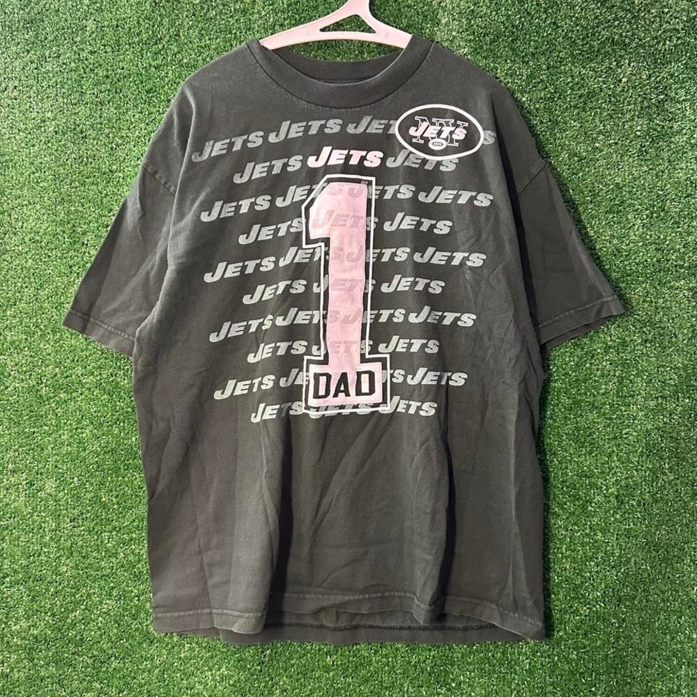 New York Jets #1 Dad AOP tee Size‎ XL